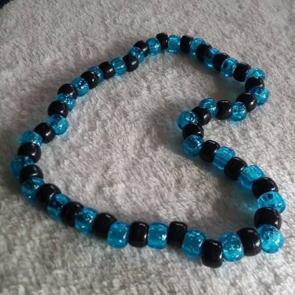 blue black kandi choker - Picture 1 of 9